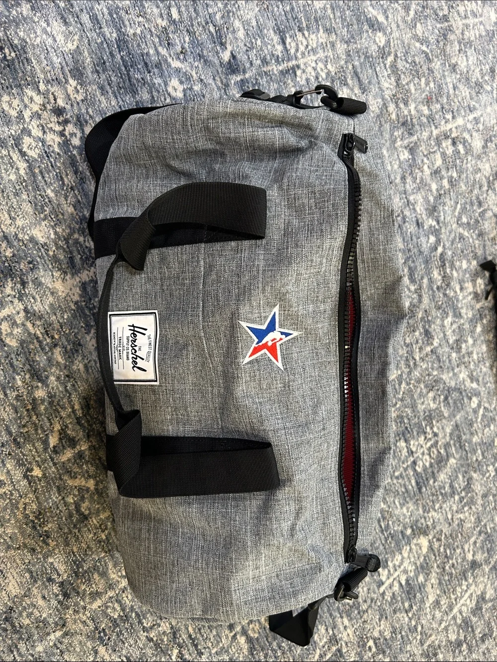 Herschel Supply Classic Grey Canvas Duffel Bag NBA ALL-STAR edition
